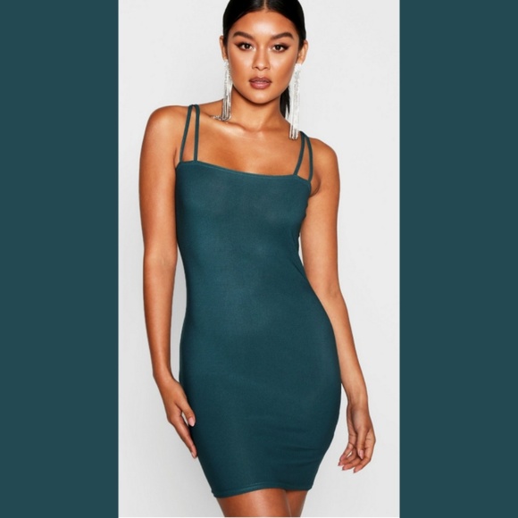 double spaghetti strap dress